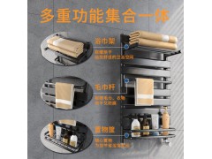 阿洛德暖气片铜铝复合小背篓家用水暖壁挂式集中取暖器卫生间加水散热器置物架 铜铝置物专利款0.8米高-雅黑图4