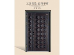 步阳防盗门精品防爆门铸铝板拼接门安全门BY-Z-190图2
