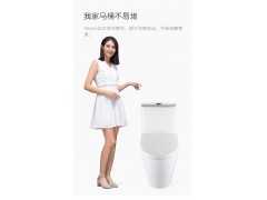 55mm加大排污管自洁釉面静音抽水马桶坐便器11168图5