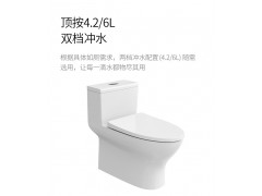 自洁釉脲醛盖板普通马桶11365图3