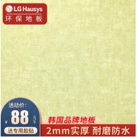 LG Hausys韩国品牌LG弹性塑胶卷材PVC地板革商用办公工程水泥地板胶 环保防水耐磨 LG-408 商用地胶