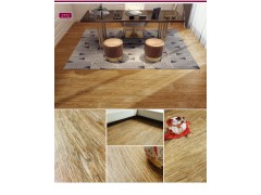 LG家用地板贴 PVC木纹石塑地板 防水地板革家用阳台地板厨房商用地胶 2.0mm 2561图7