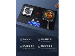 万和95燃气灶双灶家用天然气智能定时灶具台式嵌入式两用聚能炉灶图2