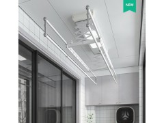 友邦电动晾衣架遥控升降智能阳台自动伸缩晾衣杆室内被子晒衣架图2