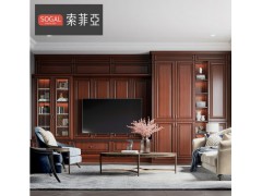 索菲亚书柜定制  复古公爵系列图3