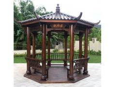 防腐木凉亭，古建凉亭，户外休闲亭子，产品规格多样，可来图定制图3
