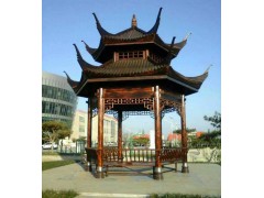 防腐木凉亭，古建凉亭，户外休闲亭子，产品规格多样，可来图定制图2