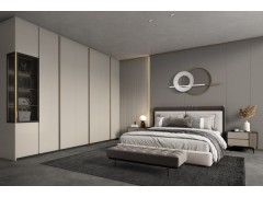 索菲亚全屋定制 浮洛系列（斜边喷粉掩门）图2