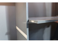 生产定制现代简约不锈钢铝蜂窝拆装展示柜图4