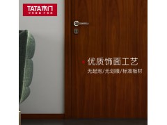 TATA木门PB001-J胡桃静音门 胡桃图2