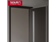 TATA木门 001B静音门 栗咖色图2