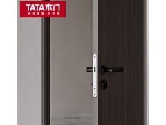 TATA木门 001B静音门 栗咖色图3