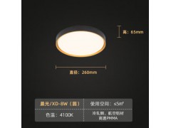 松伟-金彩卧室吸顶灯图4