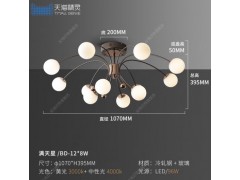 松伟-满天星客厅个性吸顶灯图3