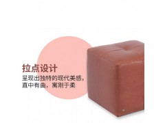 HTL定制全头层牛皮沙发脚蹬简约现代客厅单人沙发蹬HTL-5031图5