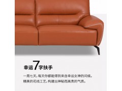 HTL头层牛皮简约现代客厅中小户型沙发组合定制幸运女神HTL-12442图2