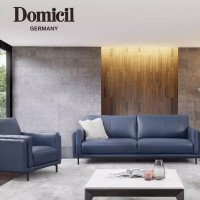 Domicil现代简约全皮三人沙发客厅小户型DM-6171