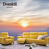 Domicil全皮沙发三人位轻奢简约家具印象日出DM-B5088
