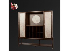 年年红 紫墨茶水柜图1