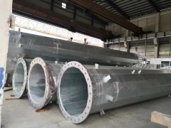 河北66kv电力钢管杆 地脚螺栓 电力钢杆厂家 电力钢管桩 电力钢管塔图4