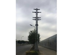 河北杭工10kv电力钢管杆 电力钢杆厂家图4