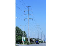 河北110kv电力钢管杆 电力钢杆 地脚螺栓 钢制电杆 电力钢管塔图3