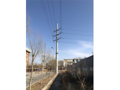 河北电力钢管塔 地脚螺栓 电力钢杆厂家 电力钢管杆图3